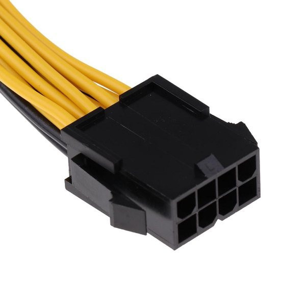 کابل تبدیل برق گرافیک 8 پین ماده به دو 2+6 پین نر مدل 01