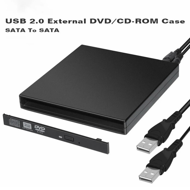 باکس تبدیل DVD رایتر اینترنال SATA به اکسترنال USB2.0 مدل 12.7MM