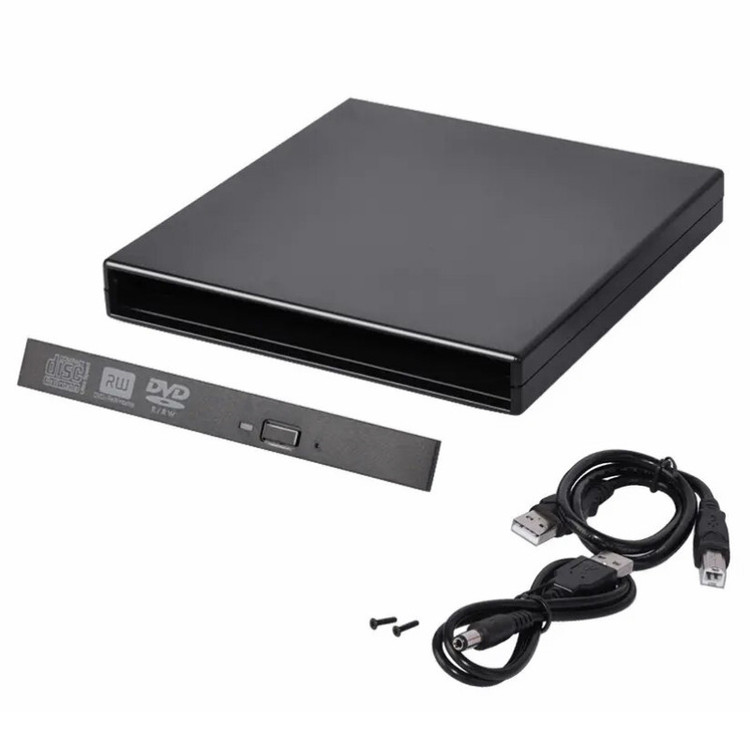 باکس تبدیل DVD رایتر اینترنال SATA به اکسترنال USB2.0 مدل 12.7MM