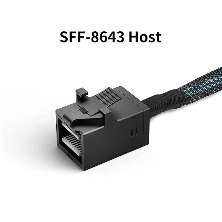 کابل تبدیل 1 به 4 Mini SAS SFF-8643 به SATA اسمارطور مدل SM105