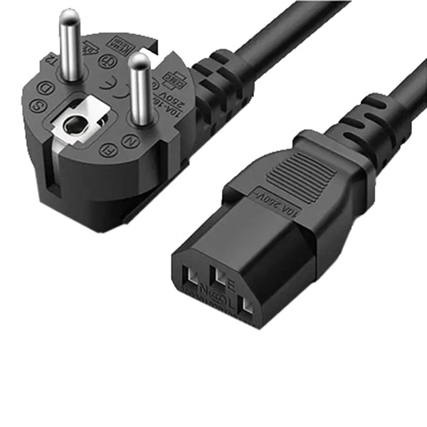 کابل برق 3 پین منبع تغذیه بافو مدل EU-C13 طول 1 متر