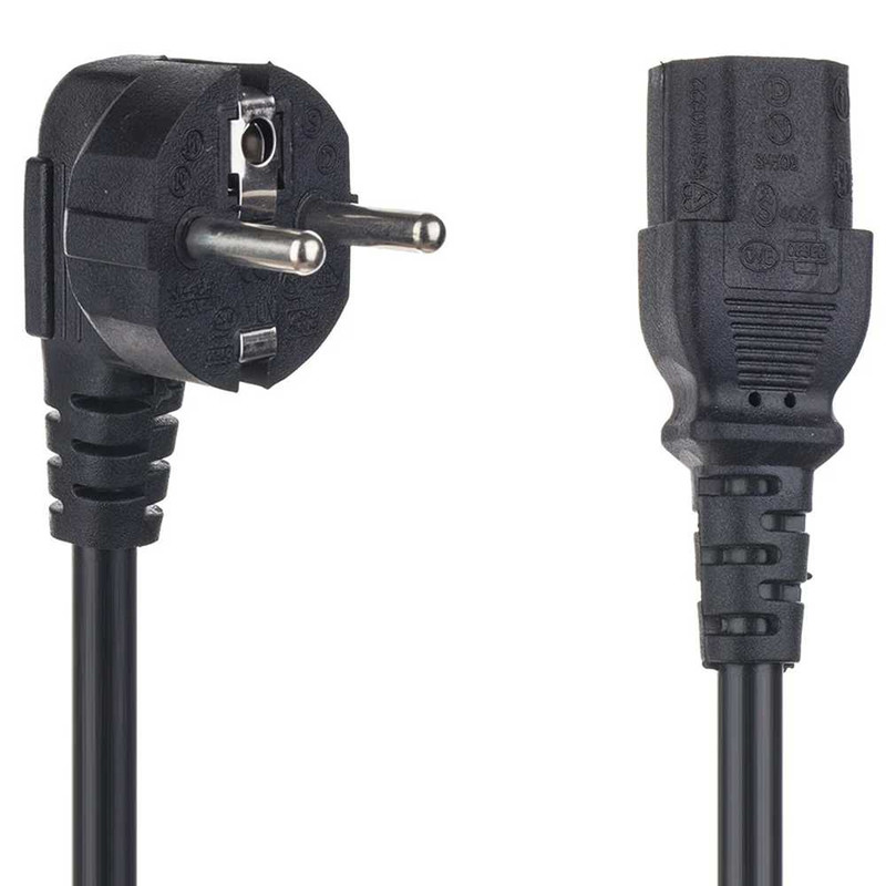 کابل برق سه پین منبع تغذیه کامپیوتر مدل KSRE-3PIN طول 1.4 متر