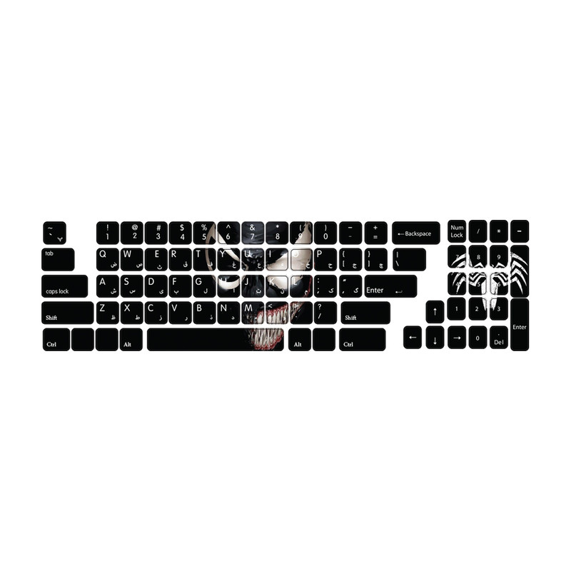 برچسب  حروف فارسی گراسیپا طرح Venom  کد 102