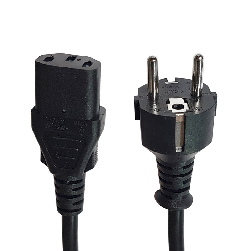 کابل برق سه پین منبع تغذیه کامپیوتر اچ پی مدل EG5500 طول 1.8 متر
