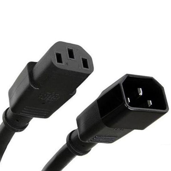 کابل برق بک تو بک بافو مدل 3C*1MM C14-C13 به طول 1 متر