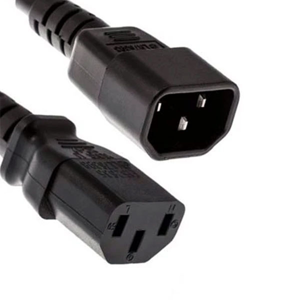 کابل برق بک تو بک بافو مدل 3C*1.5MM C14-C13 طول 1.5 متر