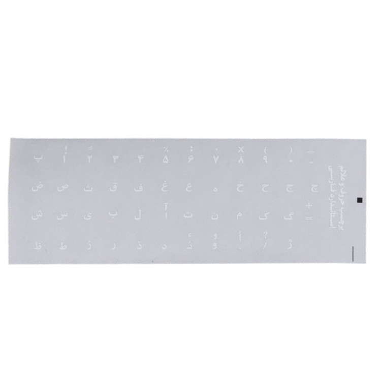 برچسب حروف کیبورد مدل transparent078