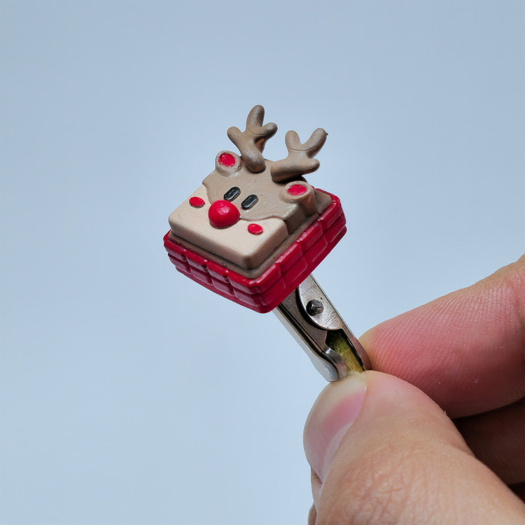 دکمه کیبورد مدل Reindeer christmas