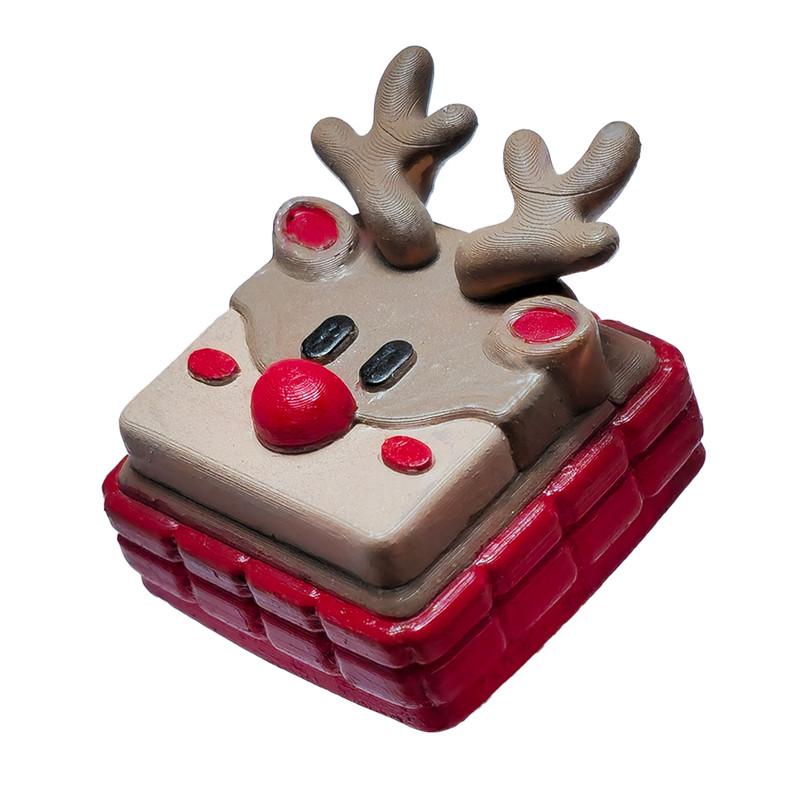 دکمه کیبورد مدل Reindeer christmas