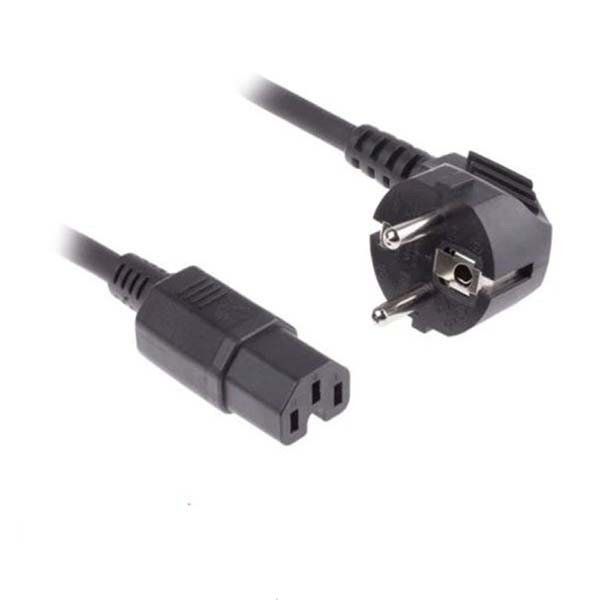 کابل برق 3 پین منبع تغذیه بافو مدل EU-C15 3Cx1.5MM طول 0.75 متر