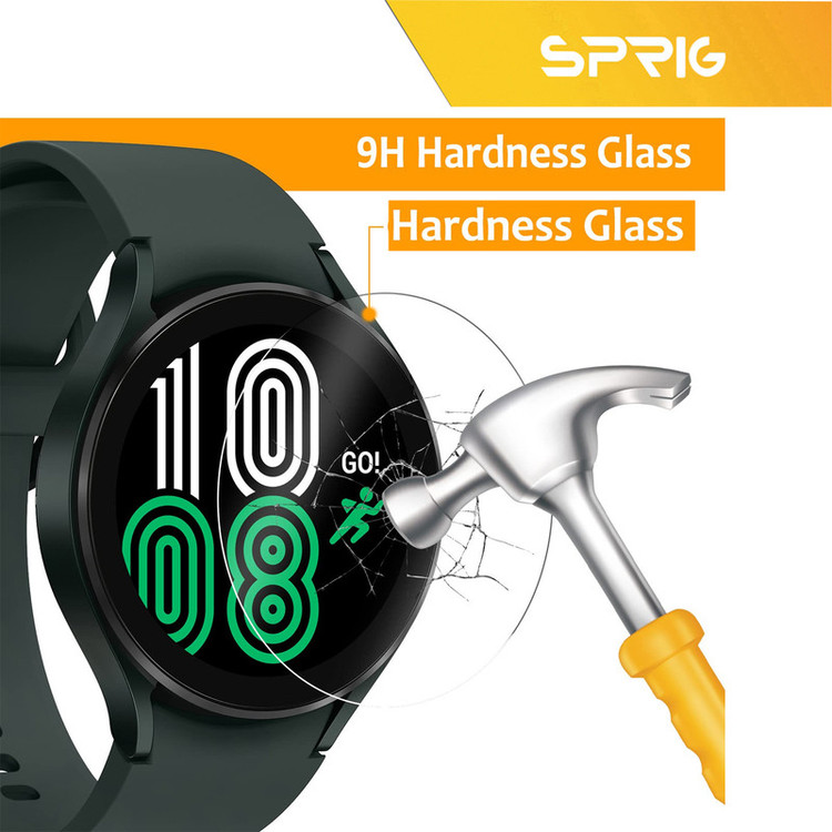 محافظ صفحه نمایش شیشه ای اسپریگ مدل SH-SP مناسب برای ساعت هوشمند سامسونگ Galaxy watch 5 40mm / watch 4 40mm
