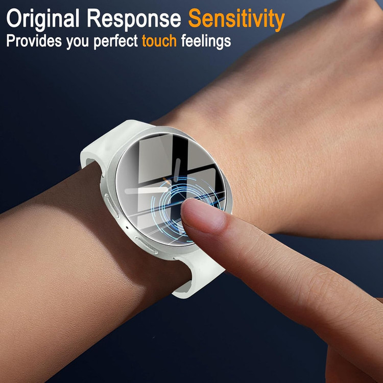 محافظ صفحه نمایش راینو مدل R-Glass مناسب برای ساعت هوشمند سامسونگ Galaxy Watch 8 44mm بسته 2 عددی
