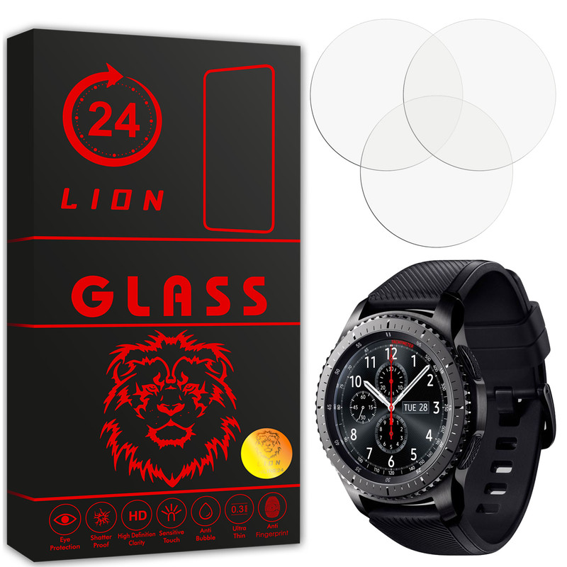 محافظ صفحه نمایش لاین مدل RB007 مناسب برای ساعت هوشمند سامسونگ Galaxy Watch Gear S3 بسته سه عددی