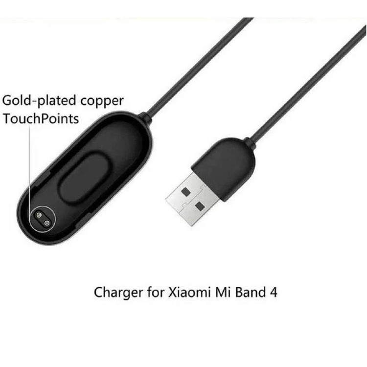 کابل شارژ مدل MI-B04 مناسب برای مچ بند هوشمند شیائومی MI Band 4