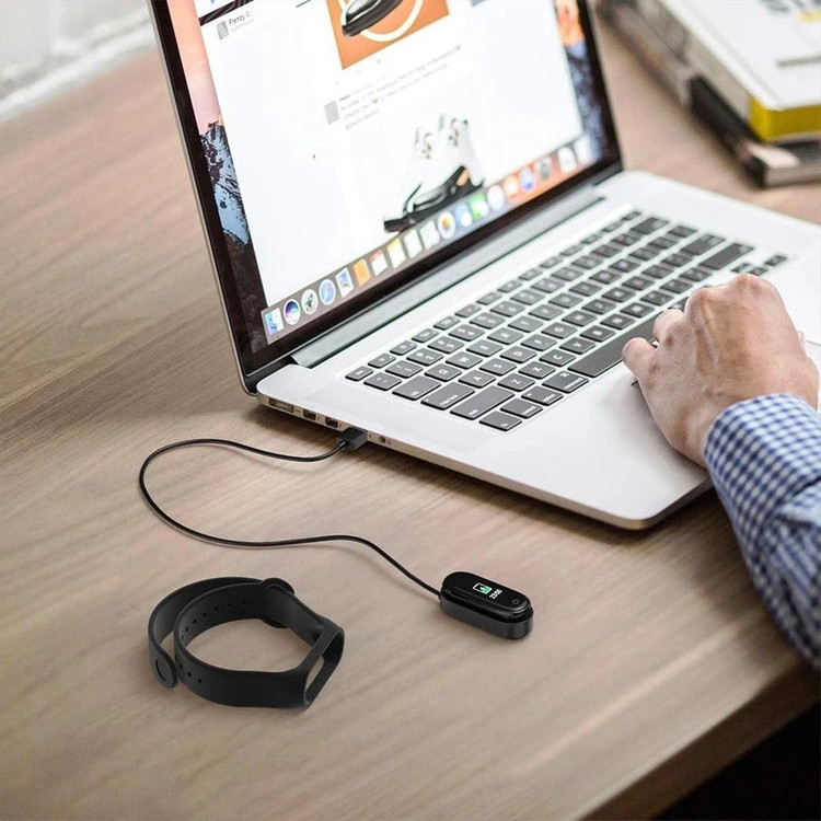 کابل شارژ مدل MI-B04 مناسب برای مچ بند هوشمند شیائومی MI Band 4