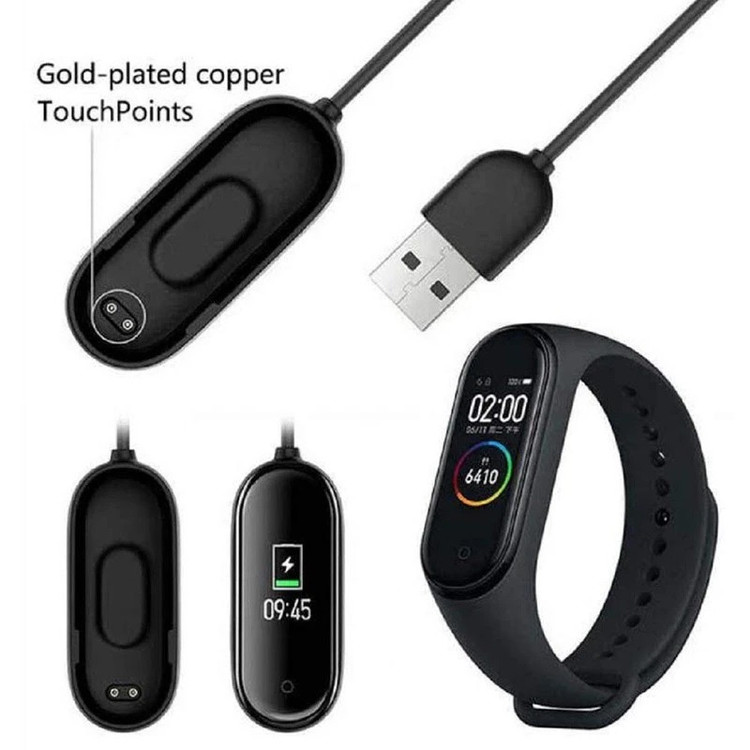 کابل شارژ مدل MI-B04 مناسب برای مچ بند هوشمند شیائومی MI Band 4