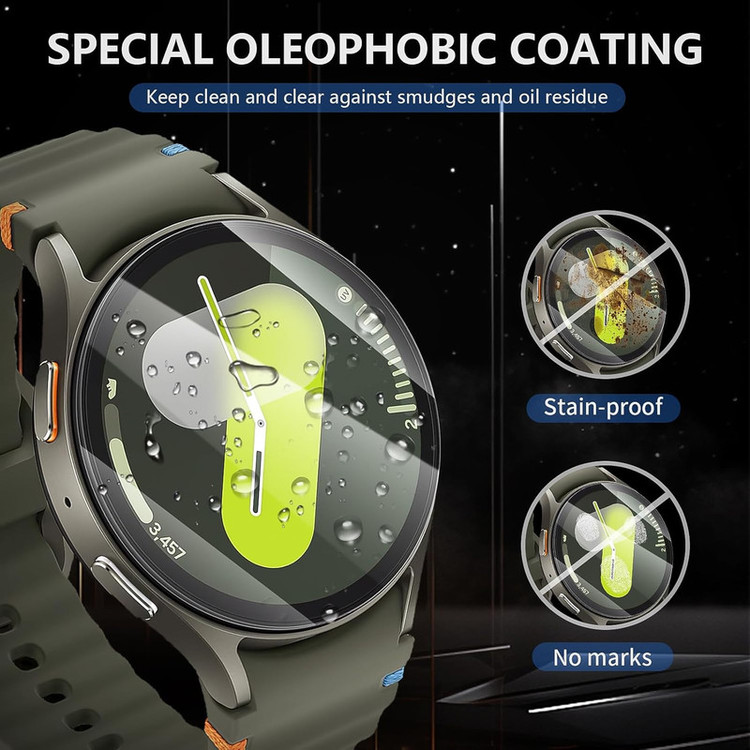 محافظ صفحه نمایش راینو مدل R-Glas مناسب برای ساعت هوشمند سامسونگ Galaxy Watch 4/5/6/7 سایز 40mm بسته 3 عددی