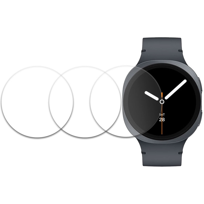 محافظ صفحه نمایش والکری مدل Tempered Gls مناسب برای ساعت هوشمند سامسونگ Galaxy Watch 8 44mm بسته سه عددی
