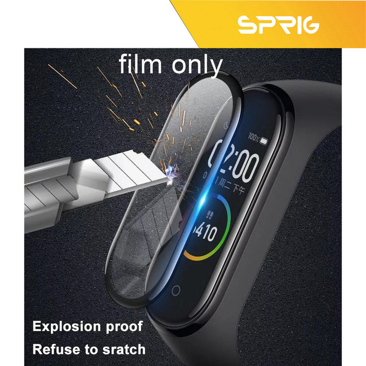 محافظ صفحه نمایش اسپریگ مدل Pmma-SPG مناسب برای ساعت هوشمند شیائومی Mi band 9