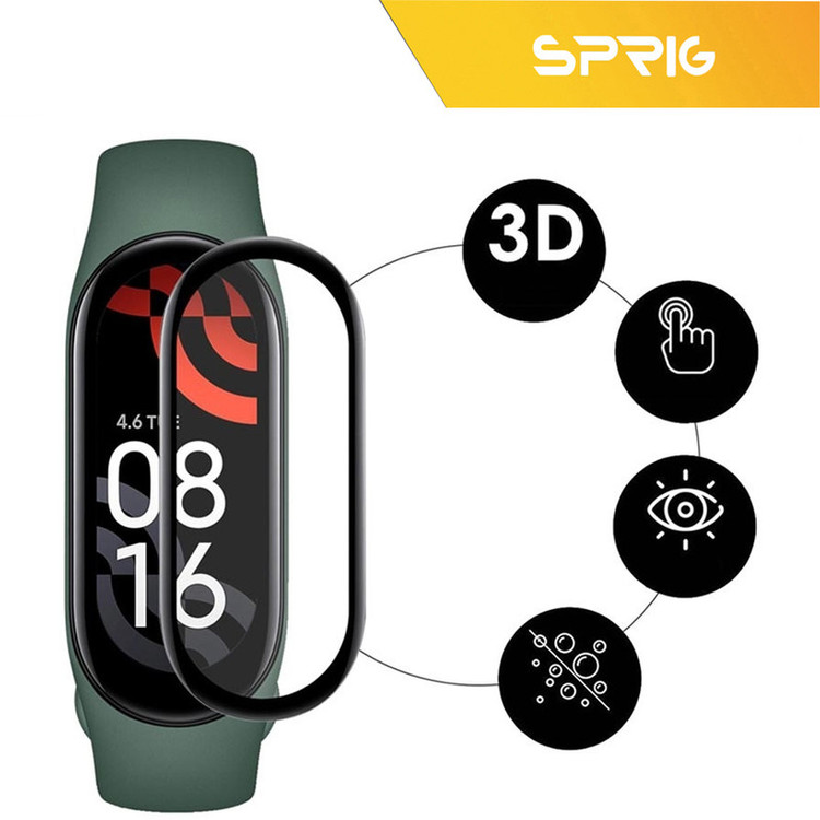 محافظ صفحه نمایش اسپریگ مدل Pmma-SPG مناسب برای ساعت هوشمند شیائومی Mi band 9
