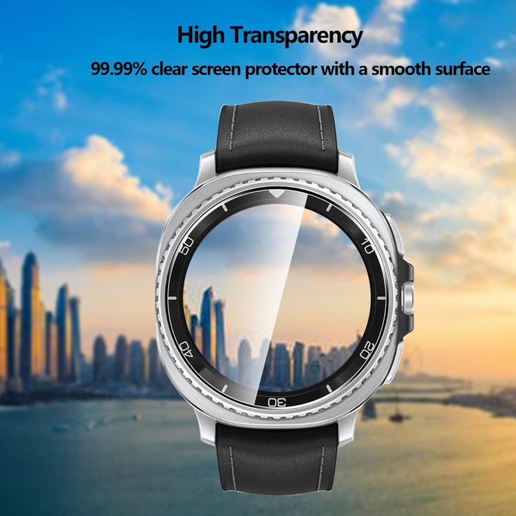 محافظ صفحه نمایش راینو مدل R-Glass مناسب برای ساعت هوشمند سامسونگ Galaxy Watch 8 Classic 46mm بسته 3 عددی