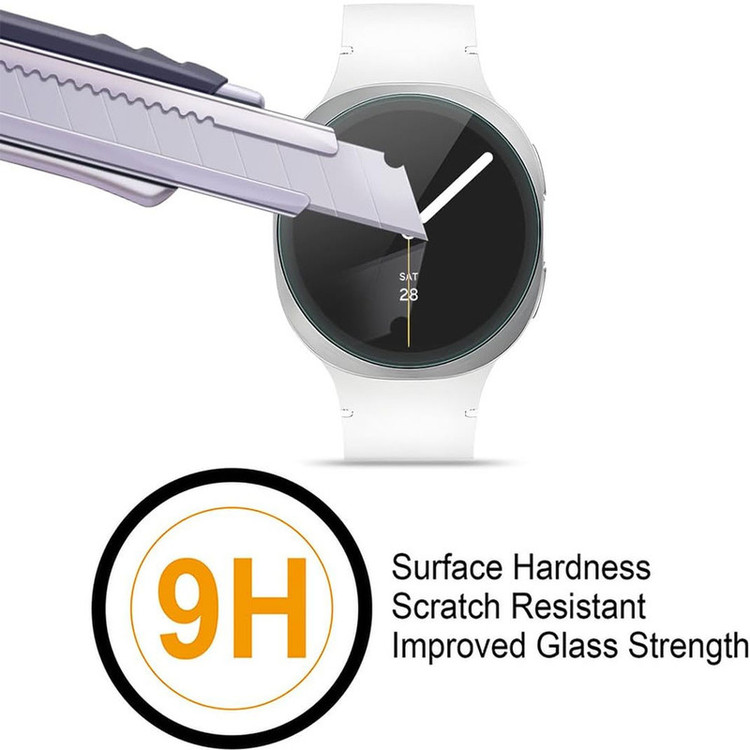 محافظ صفحه نمایش گوف مدل Tempered Glass مناسب برای ساعت هوشمند سامسونگ Galaxy Watch 8 40mm بسته دو عددی