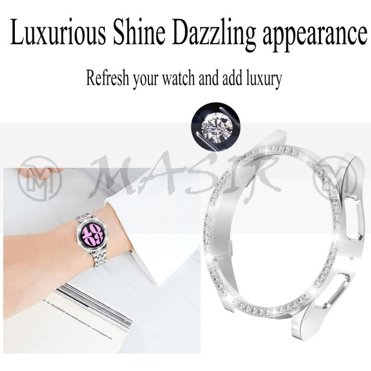 کاور مسیر مدل Diamond Tempered مناسب برای ساعت هوشمند سامسونگ Galaxy Watch 6 44mm