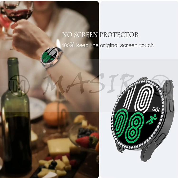 کاور مسیر مدل Diamond Tempered مناسب برای ساعت هوشمند سامسونگ Galaxy Watch 6 44mm