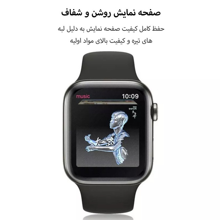 محافظ صفحه نمایش نانو امگلس مدل GLS_Pmma مناسب برای ساعت هوشمند شیائومی Redmi Watch 5 Lite 48mm بسته دو عددی
