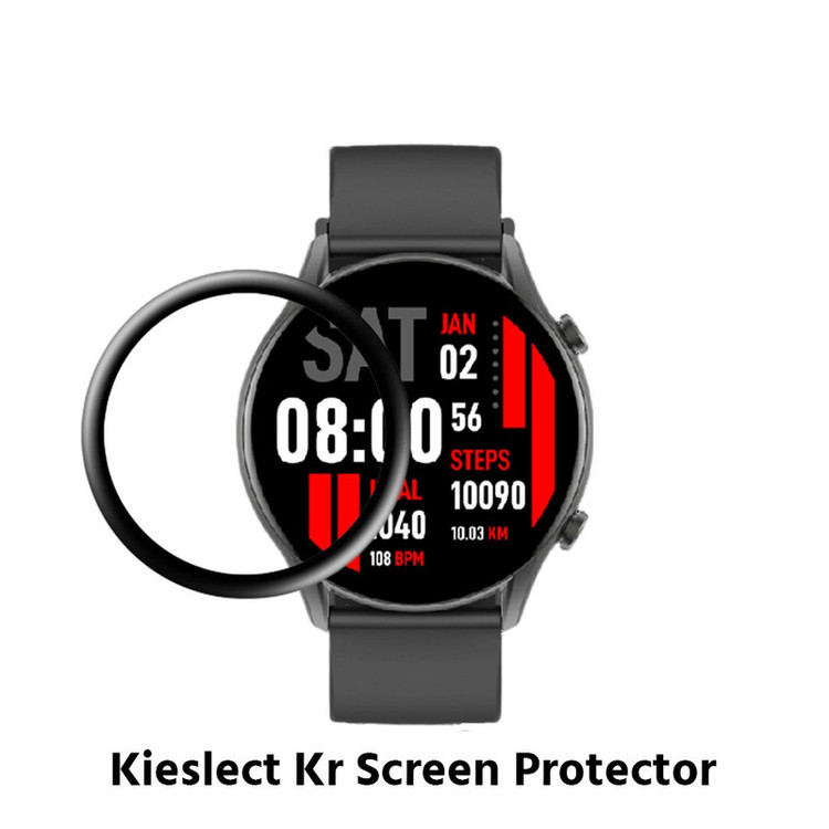 محافظ صفحه نمایش بادیگارد مدل PMMA مناسب برای ساعت هوشمند کیسلکت Calling Watch KR بسته 2 عددی