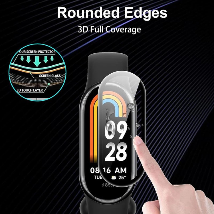 محافظ صفحه نمایش راینو مدل PMMA مناسب برای ساعت هوشمند شیائومی Mi Band 10