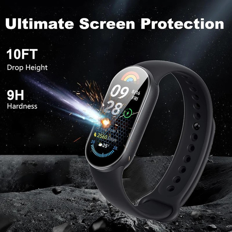 محافظ صفحه نمایش راینو مدل PMMA مناسب برای ساعت هوشمند شیائومی Mi Band 10