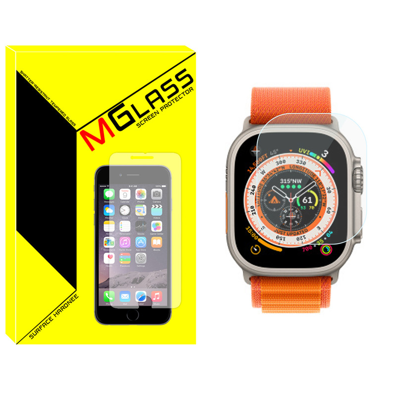محافظ صفحه نمایش شیشه‌ای ام‌گلس مدل Glass-MG مناسب برای ساعت هوشمند هاینو تکو T89 Ultra / T99 Ultra max