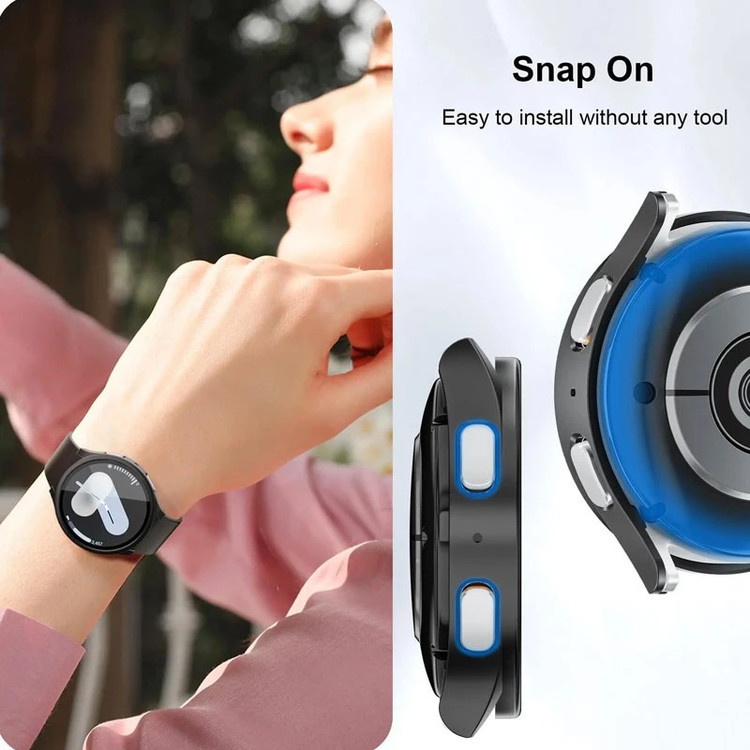کاور راینو مدل R-Cover مناسب برای ساعت هوشمند سامسونگ Galaxy Watch 7 44mm به همراه محافظ صفحه نمایش