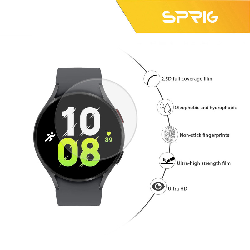 محافظ صفحه نمایش شیشه ای اسپریگ مدل SPG مناسب برای ساعت هوشمند سامسونگ Galaxy watch 5 Pro 45mm