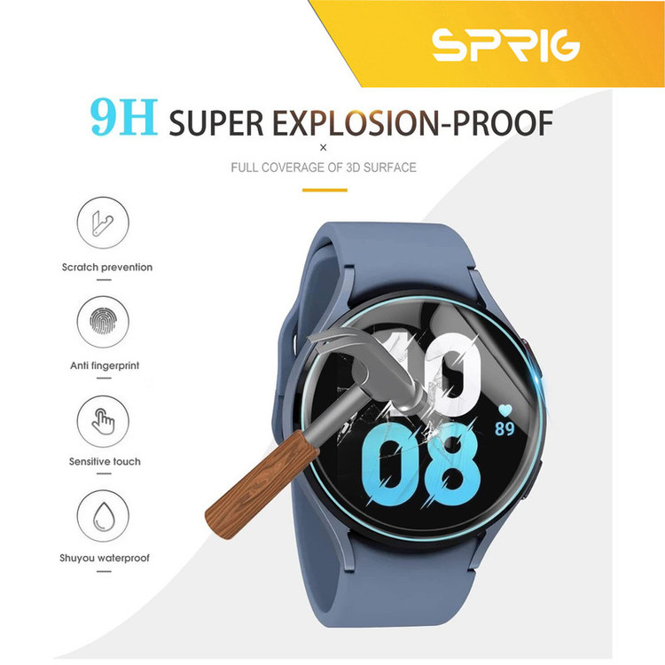 محافظ صفحه نمایش شیشه ای اسپریگ مدل SPG مناسب برای ساعت هوشمند سامسونگ Galaxy watch 5 Pro 45mm