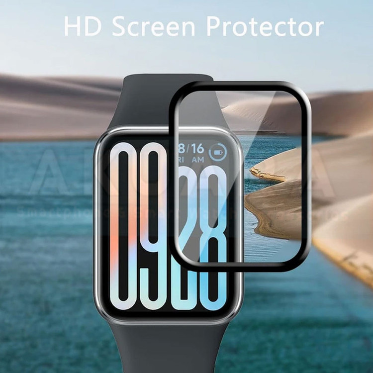 محافظ صفحه نمایش آکوآرا مدل PMMA GLS مناسب برای ساعت هوشمند شیائومی Mi Band 9 Pro 43mm بسته دو عددی