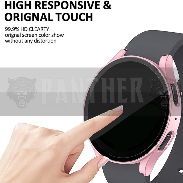 کاور پنتر مدل Tempered Protective مناسب برای ساعت هوشمند سامسونگ Galaxy Watch 4 44mm / Watch 5 44mm به همراه محافظ صفحه نمایش