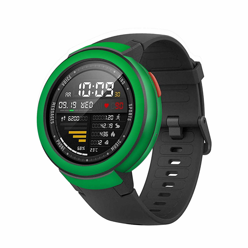 برچسب ماهوت طرح Matte-Green مناسب برای ساعت هوشمند شیائومی Amazfit Verge