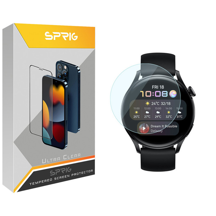 محافظ صفحه نمایش شیشه ای اسپریگ مدل SPG مناسب برای ساعت هوشمند هوآوی Watch 3 Active Edition
