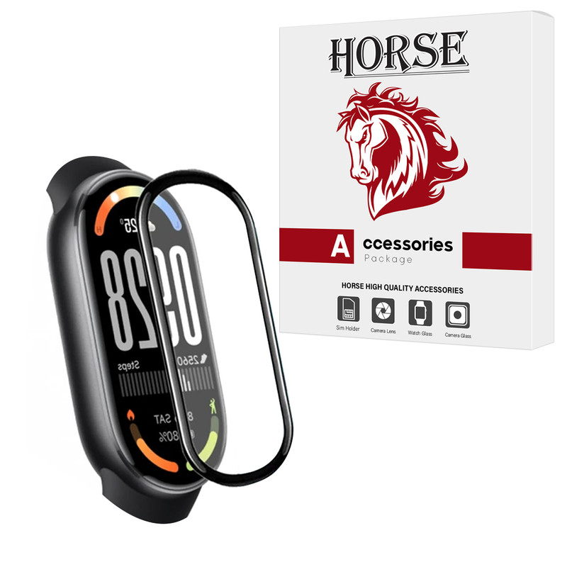 محافظ صفحه نمایش هورس مدل HWPM مناسب برای ساعت هوشمند شیائومی Smart Band 10