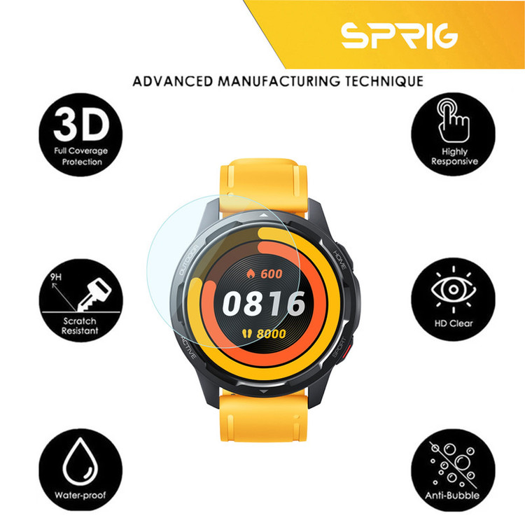 محافظ صفحه نمایش شیشه ای اسپریگ مدل SPG مناسب برای ساعت هوشمند هوآوی GT3 46mm