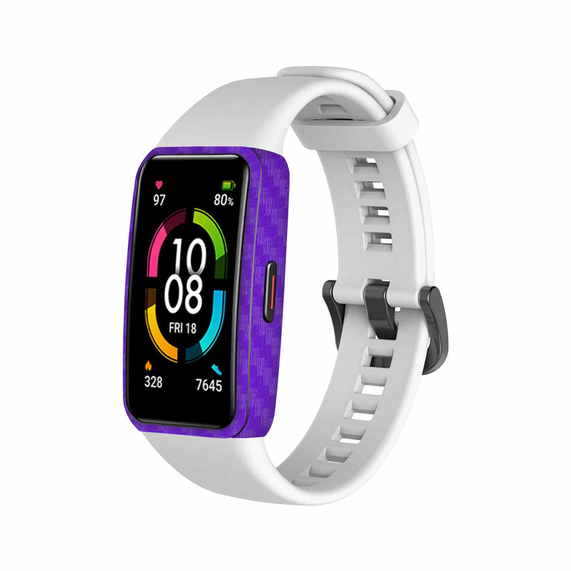 برچسب ماهوت طرح Purple-Fiber مناسب برای ساعت هوشمند هوآوی band 6