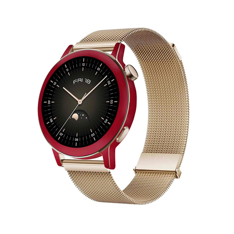 برچسب ماهوت طرح Matte-Warm-Red مناسب برای ساعت هوشمند هوآوی Watch GT 3 42mm