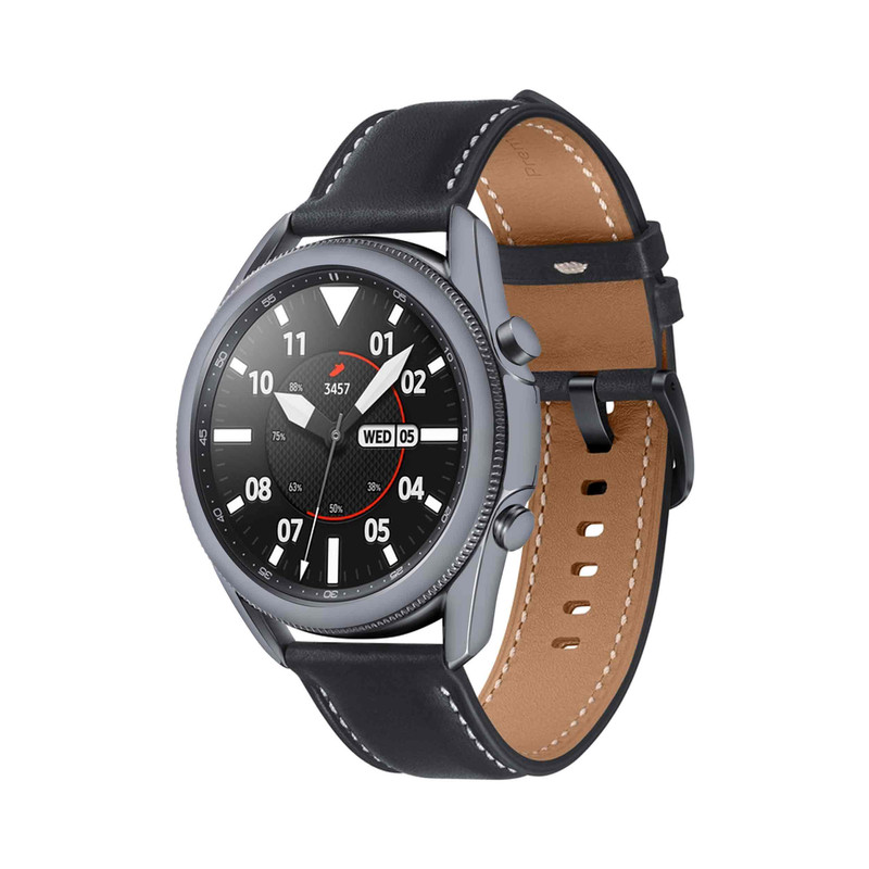 برچسب ماهوت طرح Matte-Silver مناسب برای ساعت هوشمند سامسونگ Galaxy Watch3 45mm