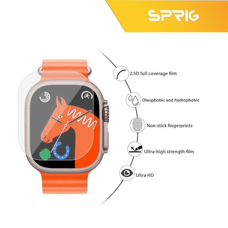 محافظ صفحه نمایش شیشه ای اسپریگ مدل SH-SP مناسب برای ساعت هوشمند اولترا X8