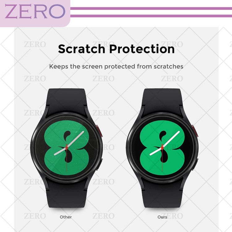 محافظ صفحه نمایش شیشهای زیرو مدل SH-ZR مناسب برای ساعت هوشمند سامسونگ Galaxy watch 6 40mm