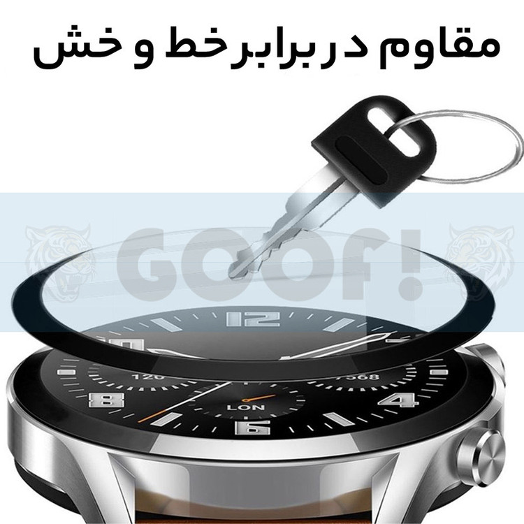 محافظ صفحه نمایش نانو گوف مدل PMMA Protector مناسب برای ساعت هوشمند ایمیلب W12