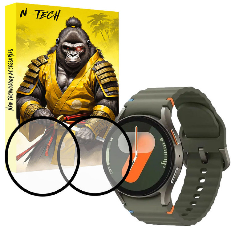 محافظ صفحه نمایش انتک مدل PMMA مناسب برای ساعت هوشمند سامسونگ Galaxy watch 7 44mm بسته دو عددی