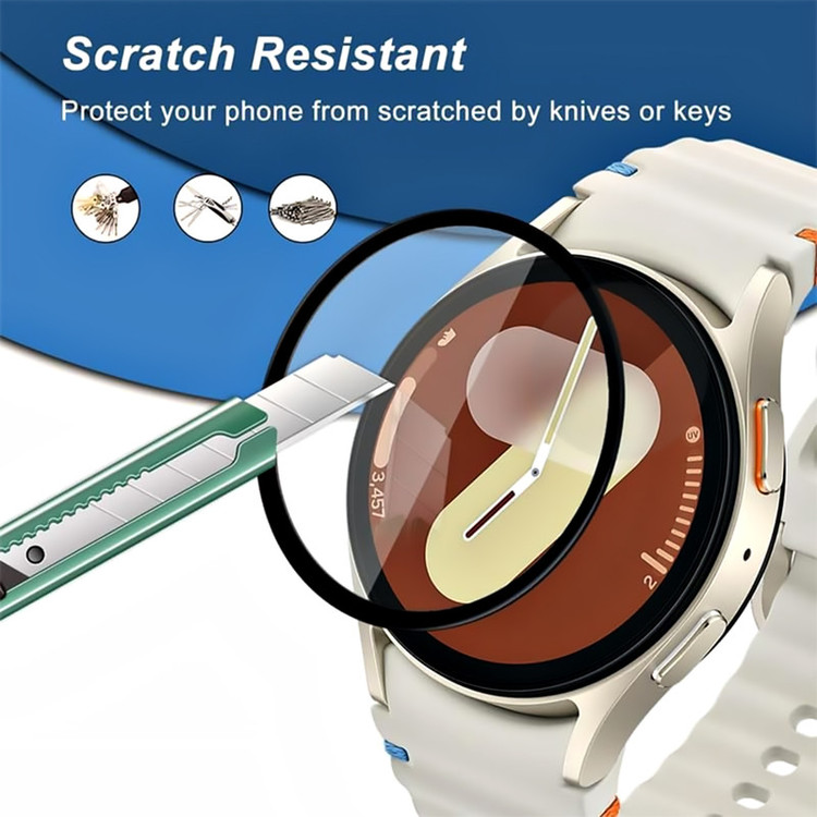محافظ صفحه نمایش گوف مدل PMMA مناسب برای ساعت هوشمند سامسونگ Galaxy Watch 7 44mm بسته چهار عددی